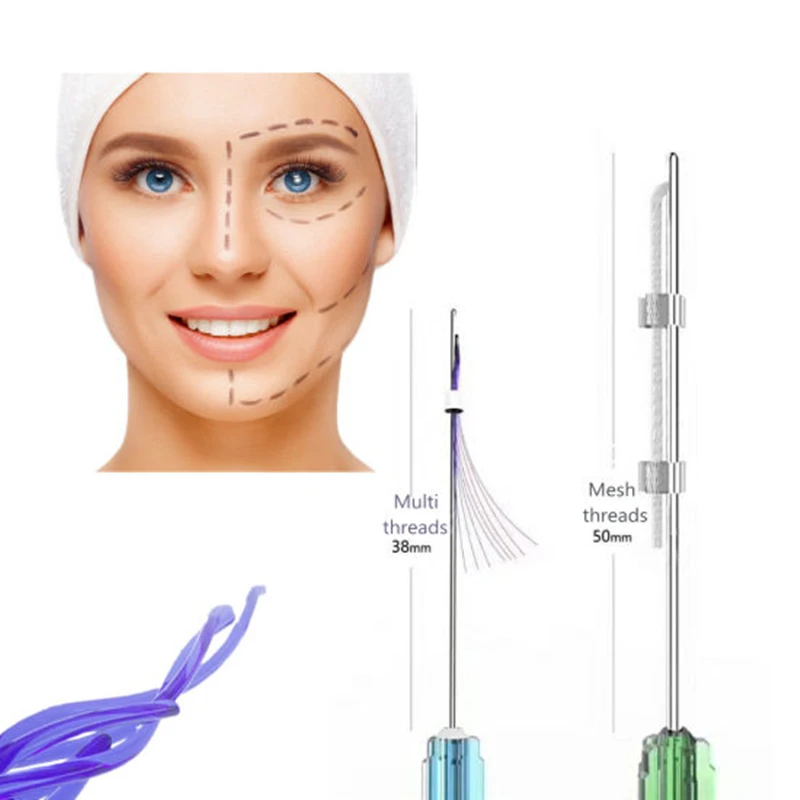 Бесплатная доставка стандартная фабричная оптовая цена Hilos PCL сетчатая нить L blunt