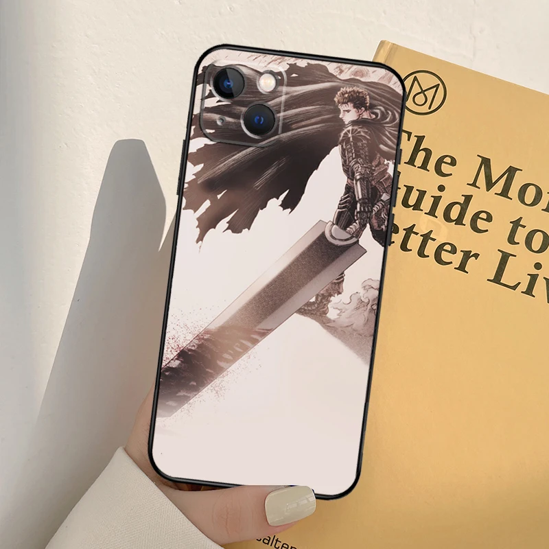 Аниме Чехол Berserk для iPhone 13 12 11 Pro Max Mini XR X XS MAX 6S 7 8 Plus SE 2020 2022 чехол телефона |