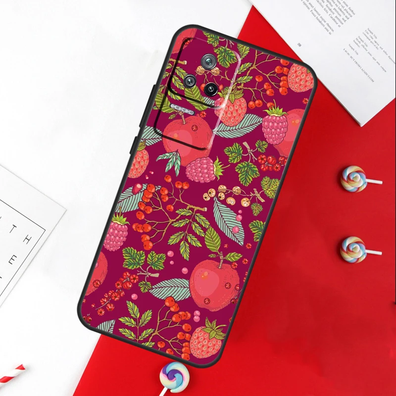 Чехол с изображением авокадо груши папайи фруктов для Xiaomi 14 Ultra 15 13 11T 12T 13T 14T Pro POCO X7