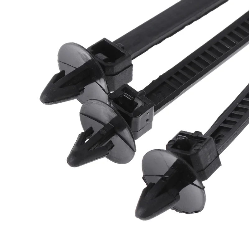 

Ties Cable Ties 14cm 30pcs Black Nylon Strap 200mm Clamp For Car Mount