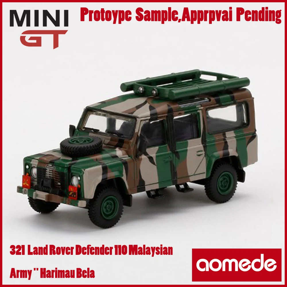 

MINIGT 64 Land Rover Defender 110 Malaysian Army " Harimau Belang" - Malaysia Exclusive MGT00321-R RHD