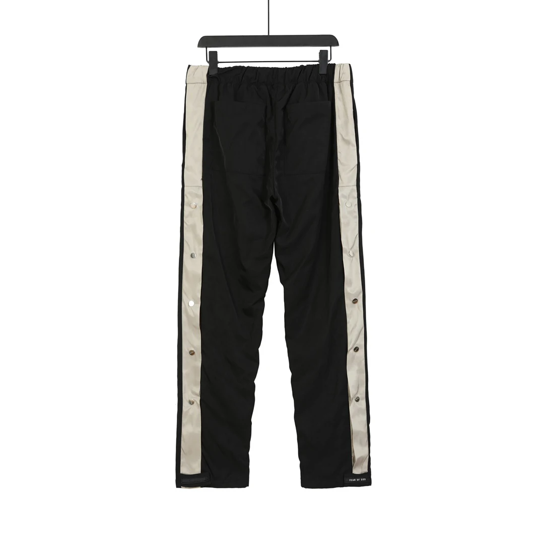 

High QUality Essentials 6th Collection Botton Patchwork Pants Men's Hip hop Streetwear Casual Drawstring Pants