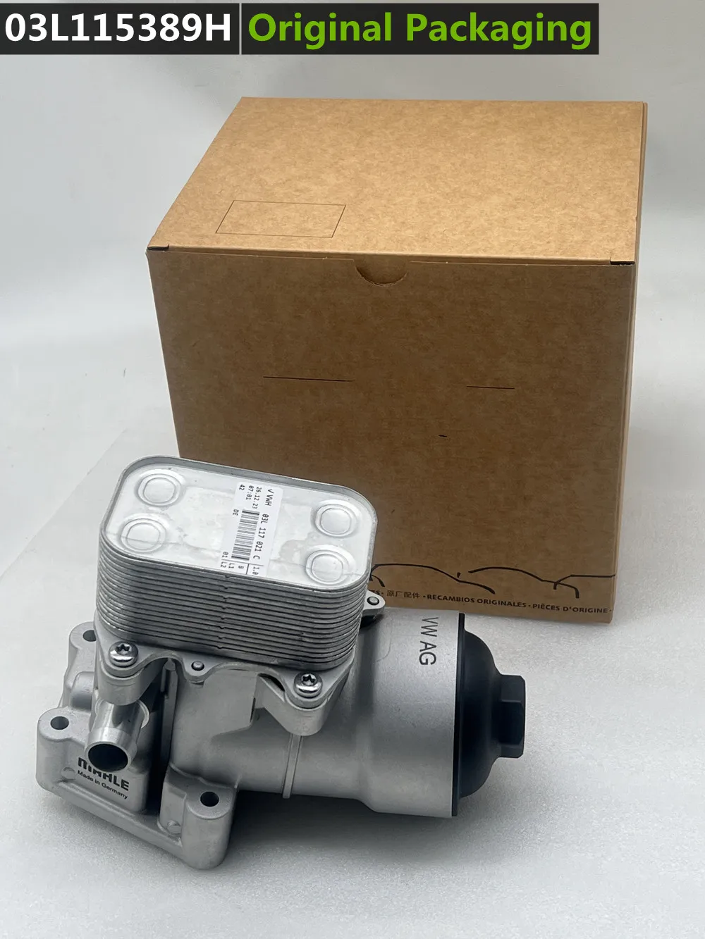 

OEM 03L 115389 C / 03L 115389 Б / 03л 115389 H Алюминиевый корпус масляного фильтра двигателя для Volkswagen Passat 2012 2013-2014 L4 2.0L Turbo