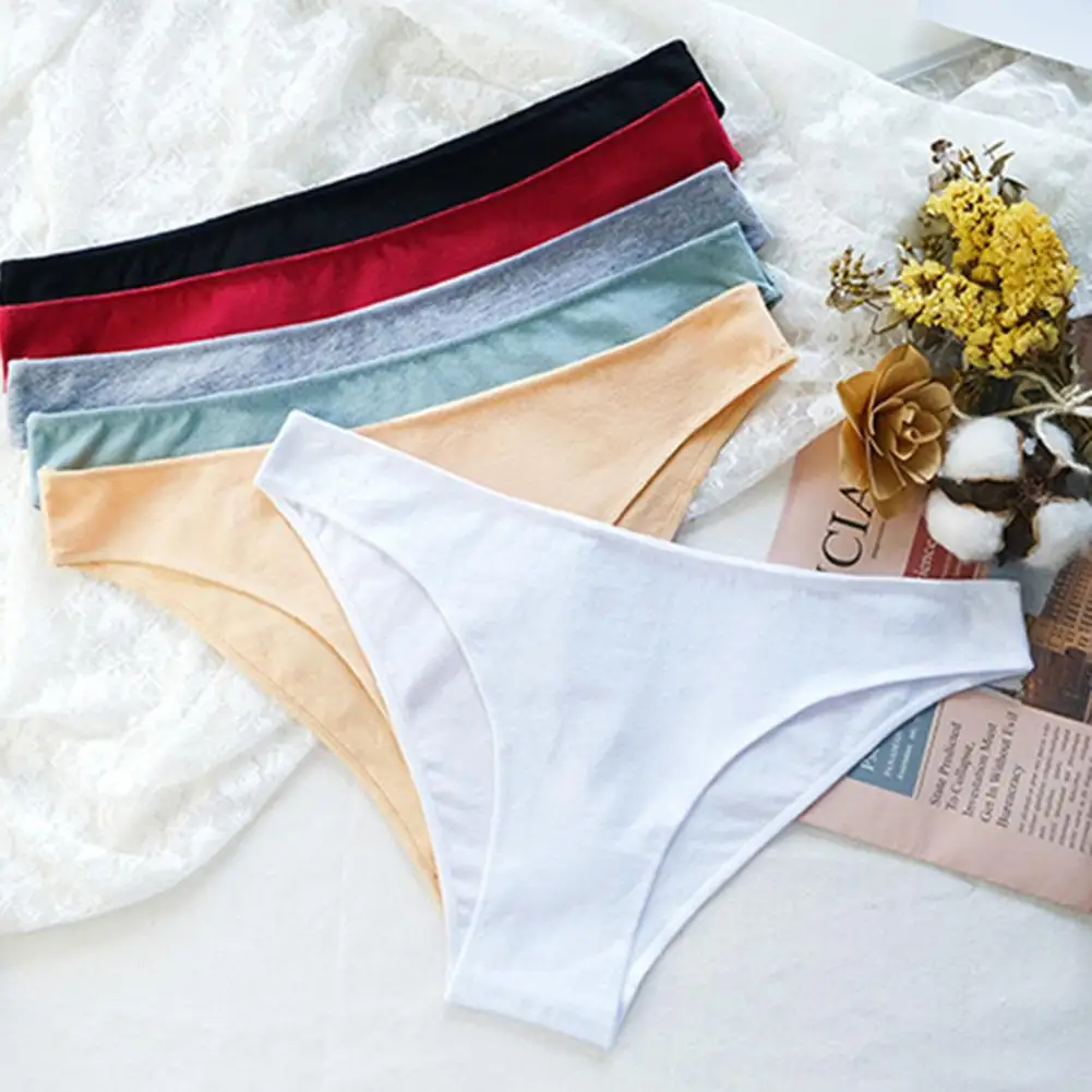 

Moisture Wicking Soft Pure Color Slim-fitting Panties for Inside Wear