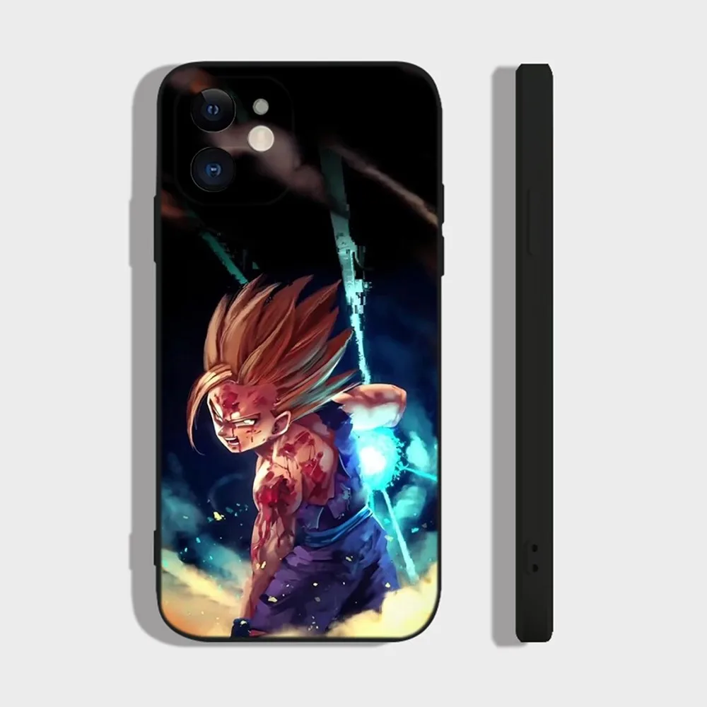 Чехол для телефона с аниме D-DragonS Goku B-BallS iPhone 16 15 14 13 12 11 Plus Pro Max XR XS X 7 8 SE Mini мягкий