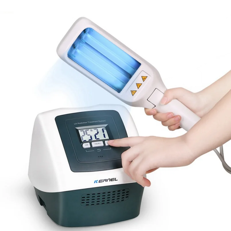 

Wholesale Price KERNEL KN-4006B Home Use Hand-held 311nm UVB Lamp UV Phototherapy Device for Vitiligo Psoriasis Treatment