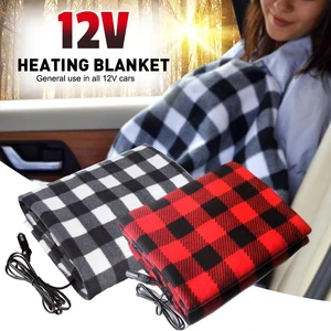 New 12V 150*110cm Electric Blanket Thicker Heated Cushion Energy Saving Warm Winter Blanket Cover Car Accessories