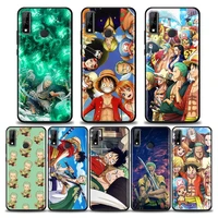for huawei mate 10 20 lite 40 pro cases soft tpu back cover anime one piece zoro luffy hot phone case for huawei y7 y9 2019 y8s