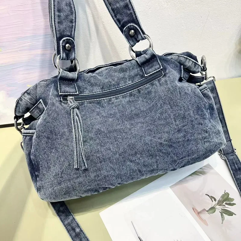 Новинка 2024 Корейская версия модной ретро сумки с несколькими карманами модная