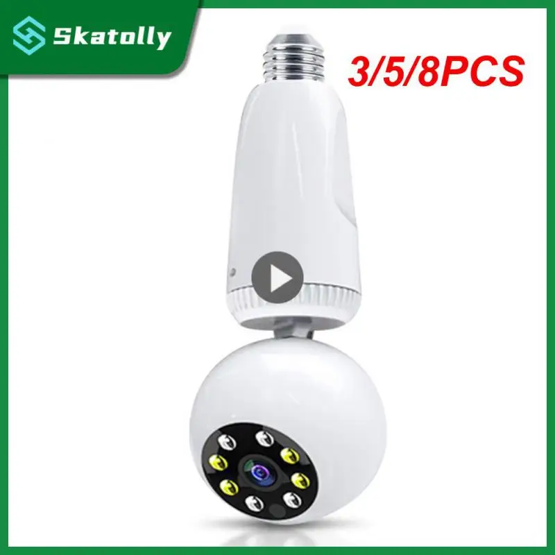 

3/5/8PCS Wifi Camera Motion Detection Tf Card Supports Panorama Camera Two-way Voice Intercom 2 Million Pixels