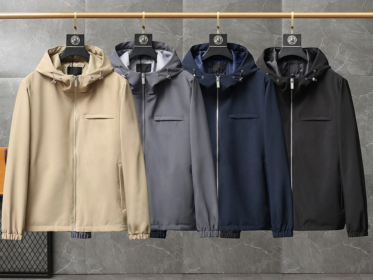 

2022 Autumn And Winter Men's Hooded Jacket Waterproof Fabric Functional Windbreaker High Quality Fashion Casual Hooded Jacket
