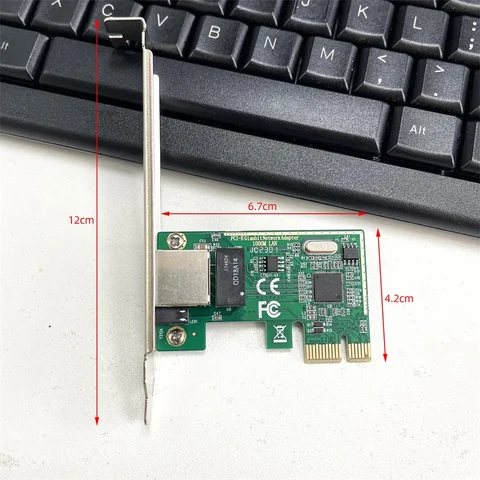 1 Шт 1000 Мбит/с Гигабитный Ethernet PCI Express PCI-E Сетевая карта 10/100/1000 М RJ45 Сетевой адаптер Конвертер Сетевой контроллер