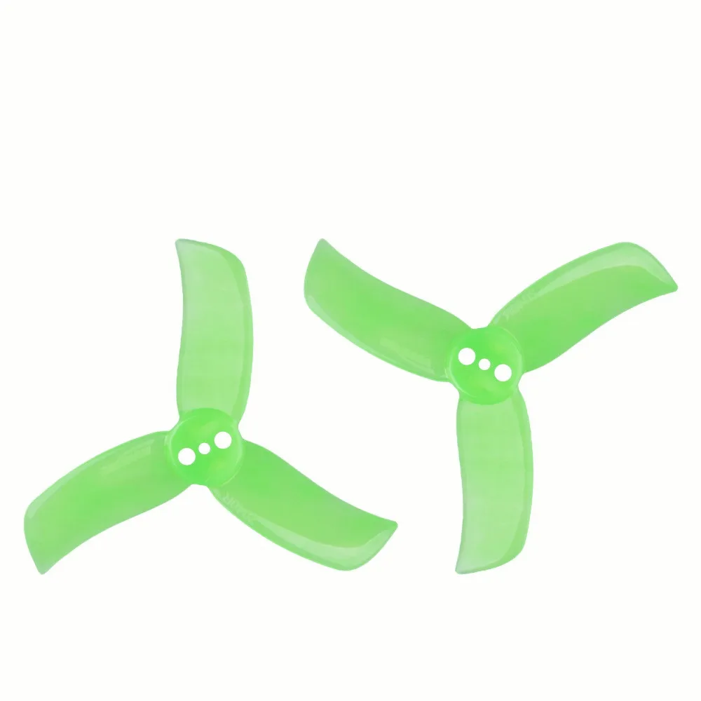 

3-лопастные пропеллеры 8 шт./лот Gemfan Hulkie 2040-3 с 3 отверстиями лезвия CW CCW для двигателя 0806-1105 Запчасти для гоночного дрона RC