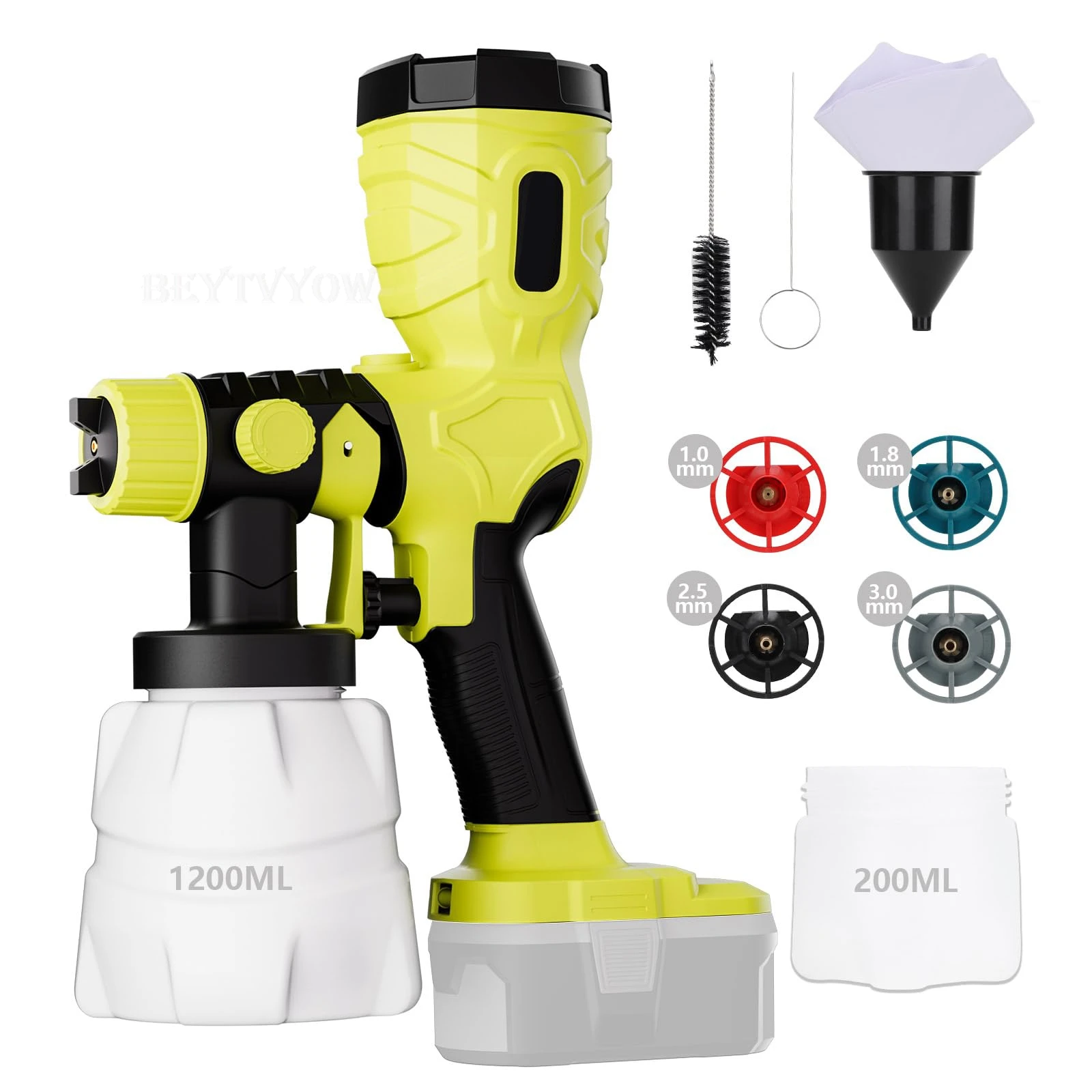 

Беспроводной электрический распылитель краски Ryobi 1000 мл зеленый