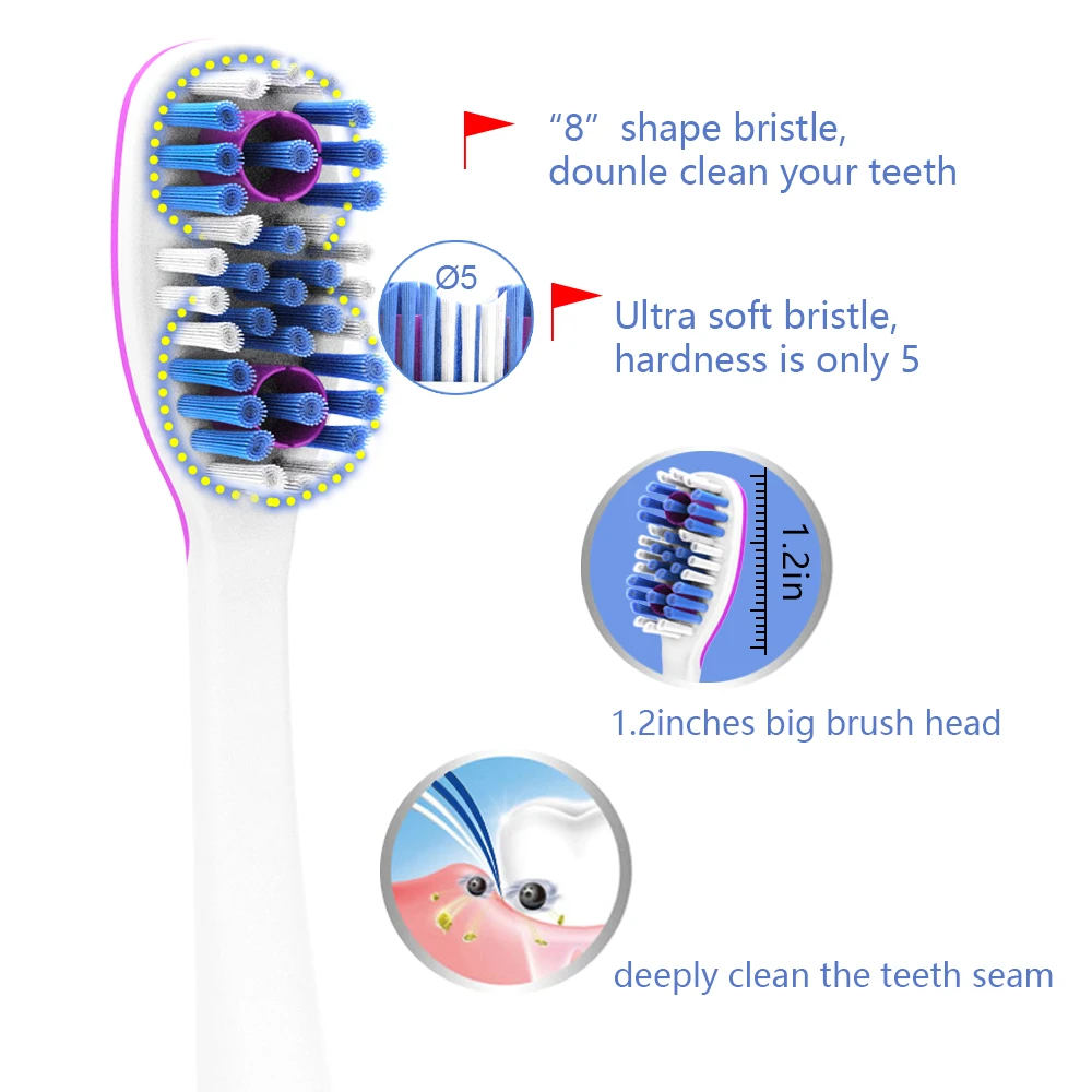 8 шт./лот дешевая сверхмягкая щетина зубная щетка для взрослых средство чистки