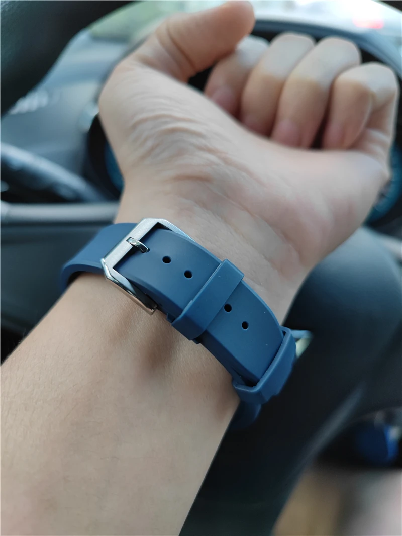 Case+Strap for Apple Watch Band 7 mod kit Fluorine rubber for iWatch Series 6 SE 5 4 Modification Kit 45mm 42mm 44mm Steel Metal