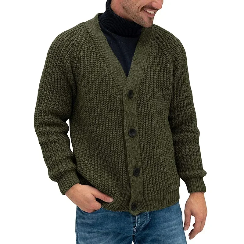 Осень-зима мужской вязаный свитер больших размеров для мальчиков винтажный