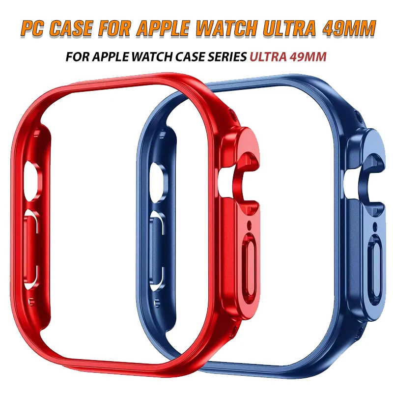 

Cover For Apple Watch Series Ultra 49MM Case Cutout Watchcase Bumper Protective Case For Apple Watch 49MM PC Frame Accessories