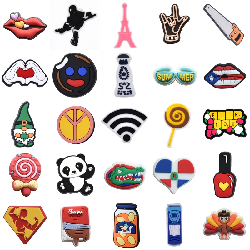 

Wholesale Bulk Gifts Set Jeans Kids Girl Boy Women Charm Shoe Charms Decorations for Crocs Men Para Pins Packs Shoes Accessories