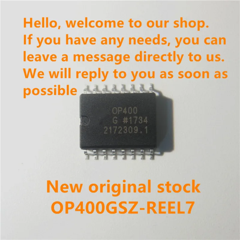 

Новый оригинальный рабочий усилитель в наличии, Φ OP400GSZ-Op amp chip SMD/SMT, OP400GSZ-REEL7 ток 2,9 мА