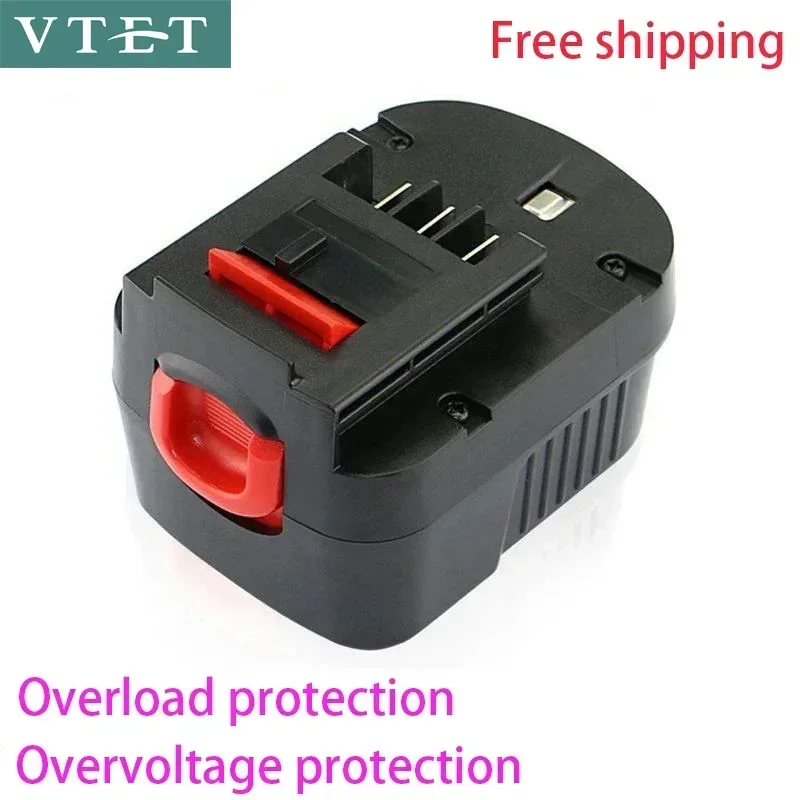 12 В 6800 мАч аккумуляторная батарея для инструментов Black & Decker A12 a12ex fsb12 fs120b a1712 hp12k