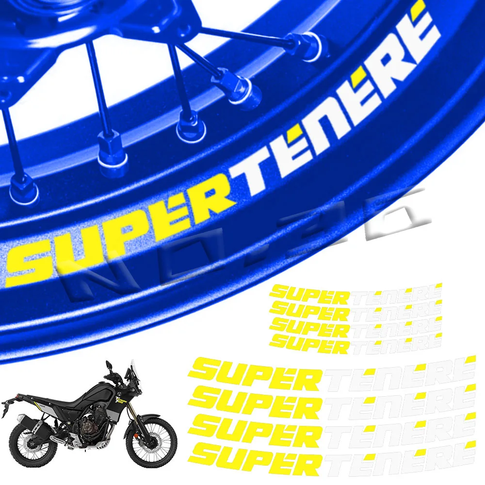 Для Tenere700 XTZ 700Z наклейка на колесо мотоцикла, обод, наклейка, светоотражающая лента, аксессуары, водонепроницаемая