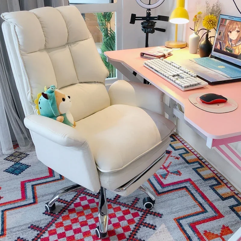 

Furniture Computer Chair Home Swivel Study Office Sitting Executive Chair Reclining E-Sports Couch Live Broadcast Soft Seat
