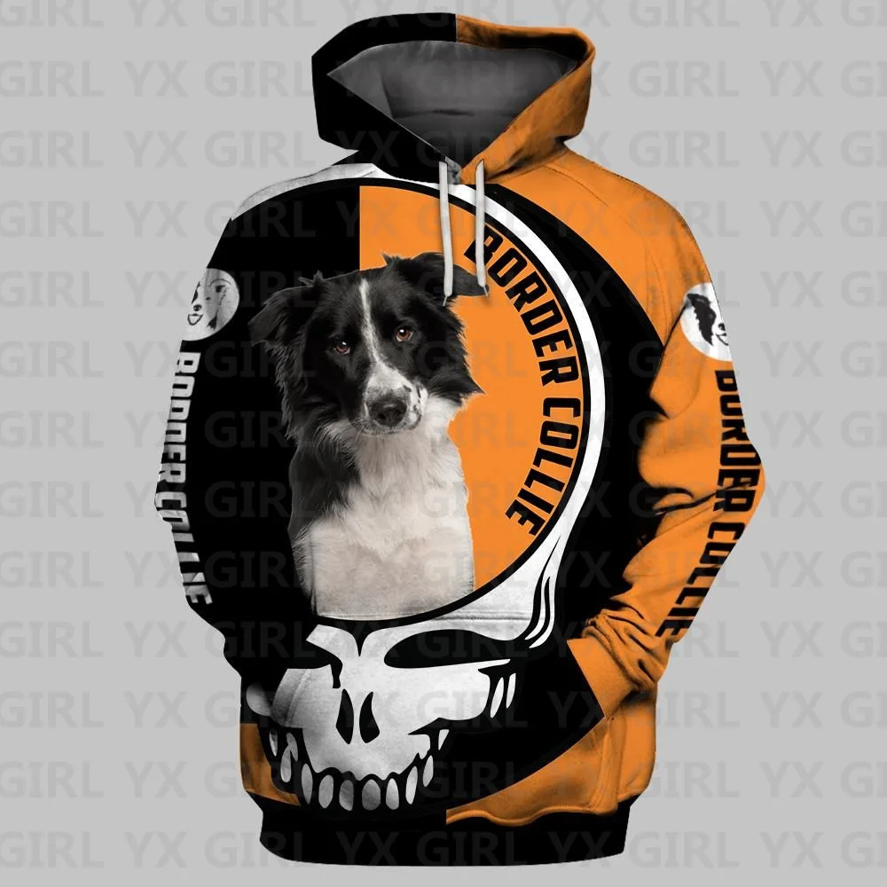 Толстовки с 3D принтом персонажа стаффордшира Бультерьера пуловеры унисекс