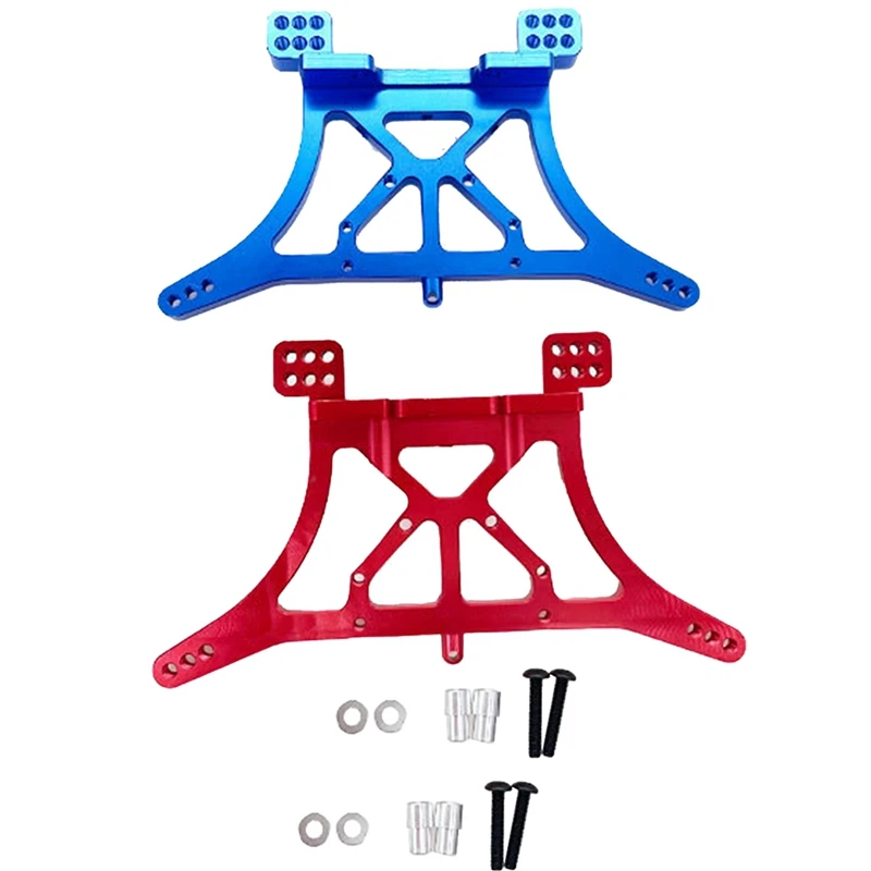 

Aluminum Rear Shock Mount Parts Accessories For Traxxas Slash 2WD 2 Pack Red+Blue 122X70mm