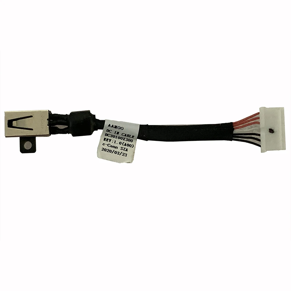 

64TM0 064TM0 For Dell XPS15 9550 9560 9570 7590 P56F Precision 5510 5520 5530 5540 Laptop DC IN Line Power Input Jack With Cable