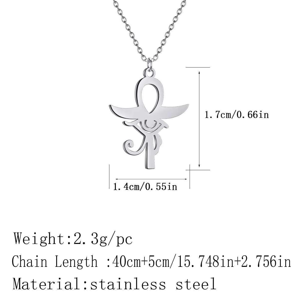 Ожерелье Todorova Horus из нержавеющей стали