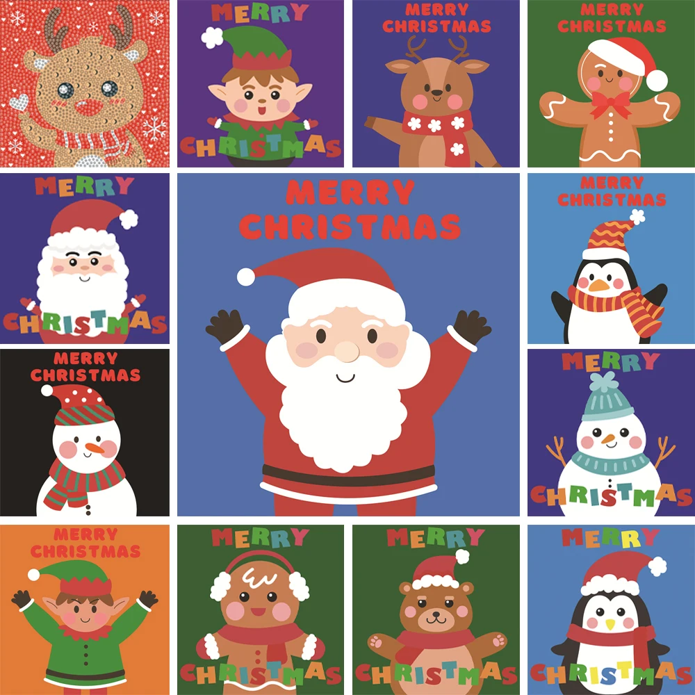 

Алмазная 5D картина "сделай сам", Счастливого Рождества, девушка, искусство, Набор для вышивки крестиком, домашний декор, Новое поступление 2023