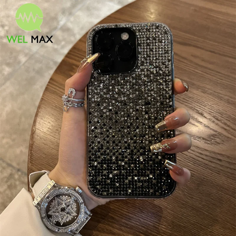 Роскошный Защитный Чехол С Бриллиантами Для Iphone 15/14/13/12/11 Pro Max