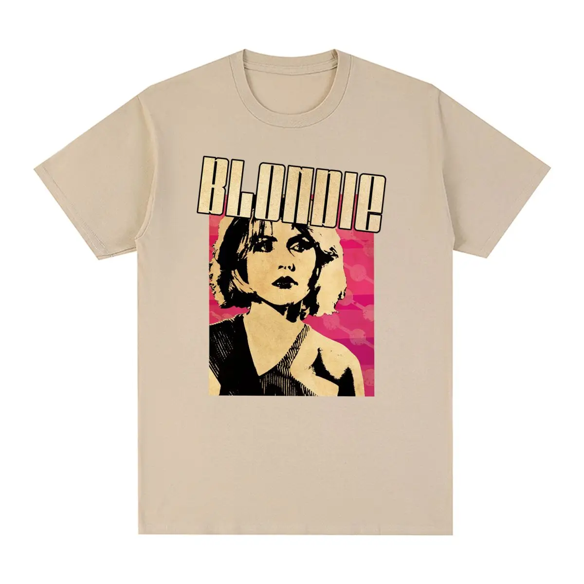 

Blondie Винтажная Футболка 1977 Ретро подарок хип-хоп Harajuku уличная одежда Хлопковая мужская футболка новая футболка Wo мужские топы