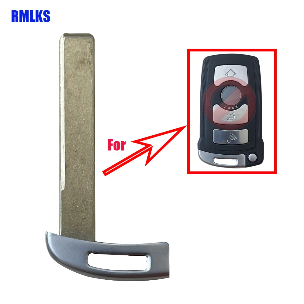 

New Uncut Blank Key Blade Smart Remote Key Fob Fit For BMW MiNi 3 5 6 7 series X5 X6 New 5 7 Series Emergency Key Blade