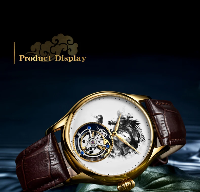 Механические часы AESOP мужские водонепроницаемые спортивные наручные