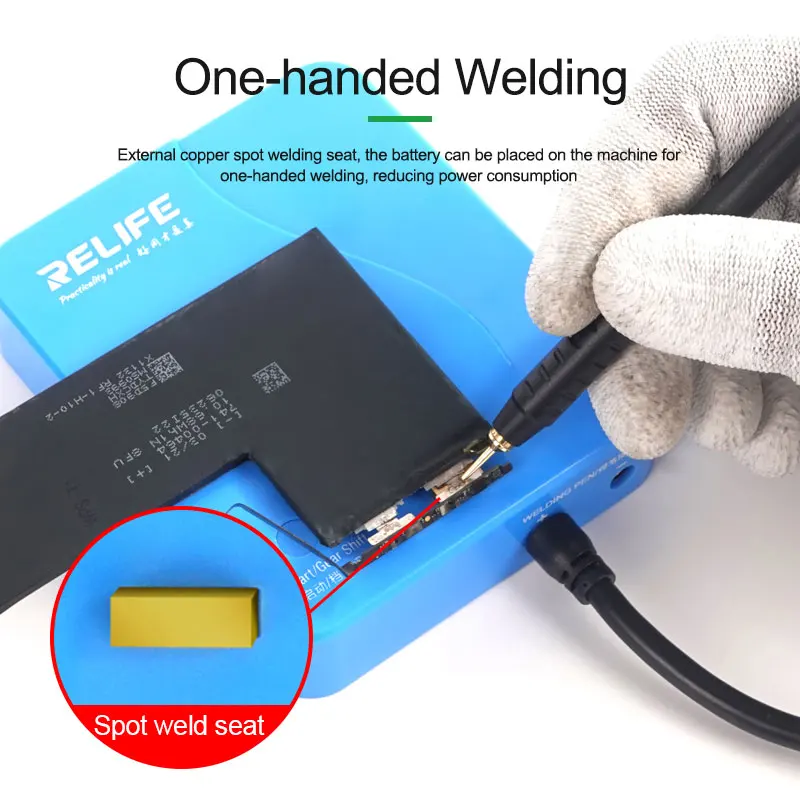

RELIFE RL-936WB MINI Battery Spot Welder Mini Spot Welding for IP/HW/MI/MZ/OP/VI and Other Mainstream Mobile Phone Batteries