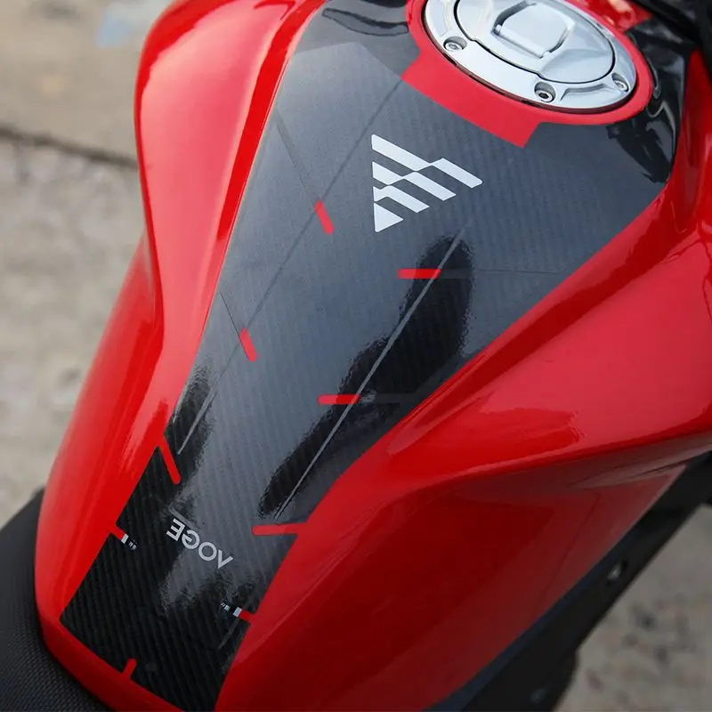 

Apply For Loncin Voge 500r Refitted Stickers Film Anti-wear Stickers Fuel Tank Carbon Fiber Style