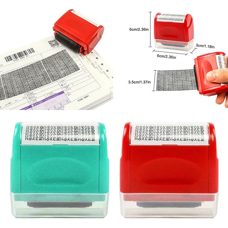 

Privacy Information Protect Roller Identity Theft Protection Stamp For Guarding Your Id Privacy Confidential Data Stamp Roller