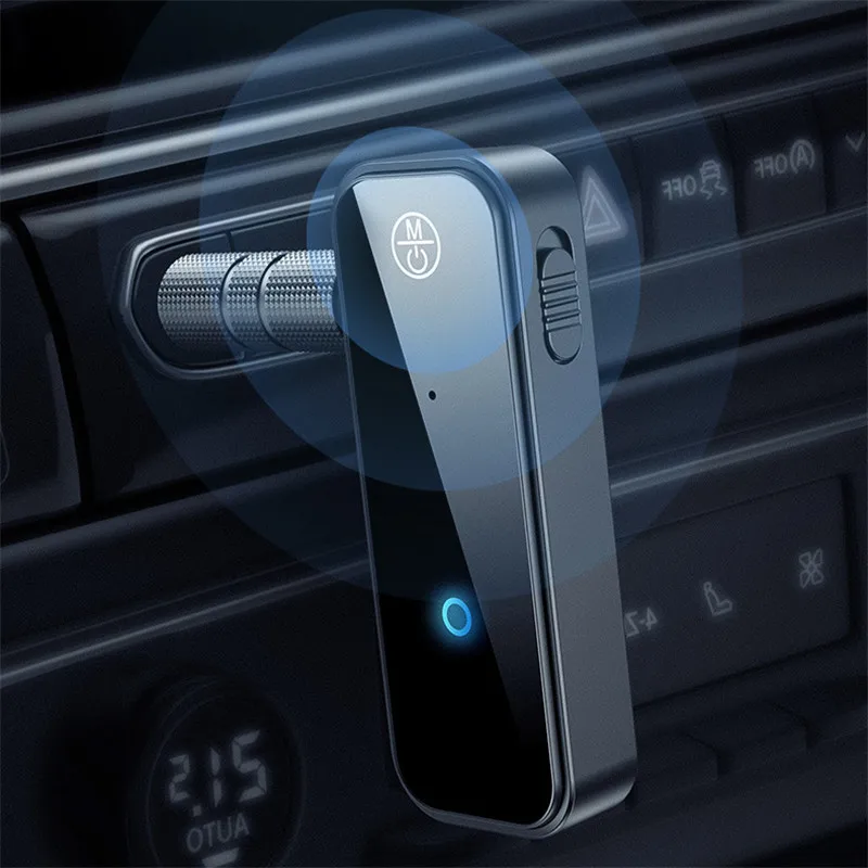 

Car Bluetooth Receiver 3.5MM Jack Audio Music Bluetooth 5.0 Car Kit Wireless Handsfree Speaker Bluetooth Car Stereo Mini Speaker