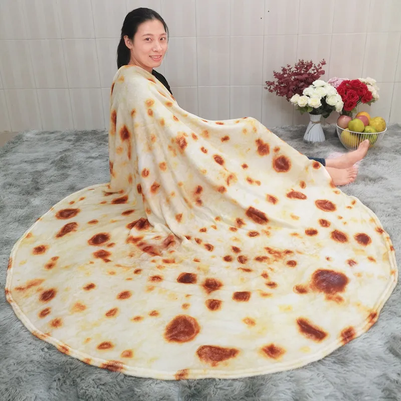 Pita Lavash Soft Throw Blanket For Bed Fleece Sofa Plaid Plu