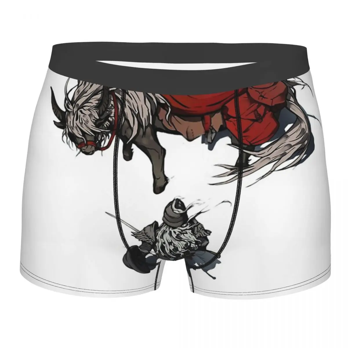 

Tarnished And Jockey Horse Man's Boxer Briefs Elden Ring Breathable Creative Underwear High Quality Print Shorts Gift Idea
