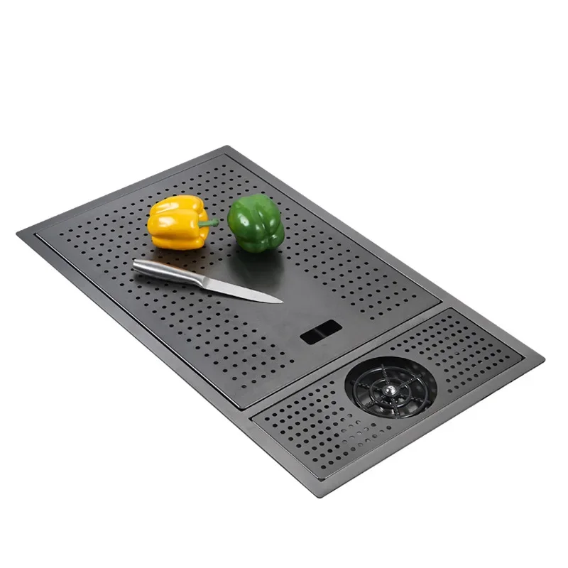 Fregadero de cocina acero inoxidable 304 grifo plegable oculto con taza lavadora cafetería leche Кул Бар inodoro