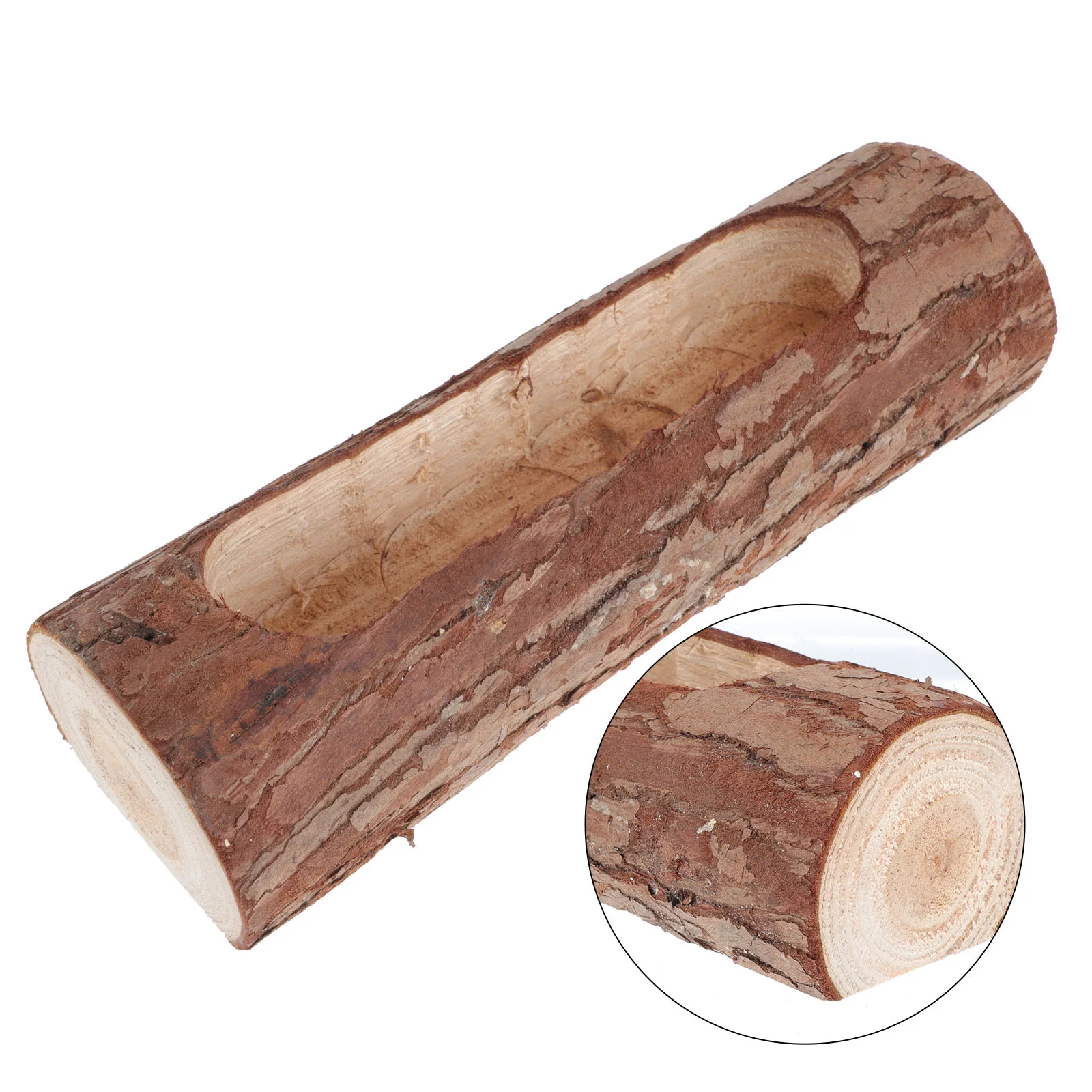 

Planter Pot Flower Wooden Succulent Bark Log Wood Driftwood Vase Stump Whisky Farmhouse Rustic Trunk Pots Tree Garden Holder