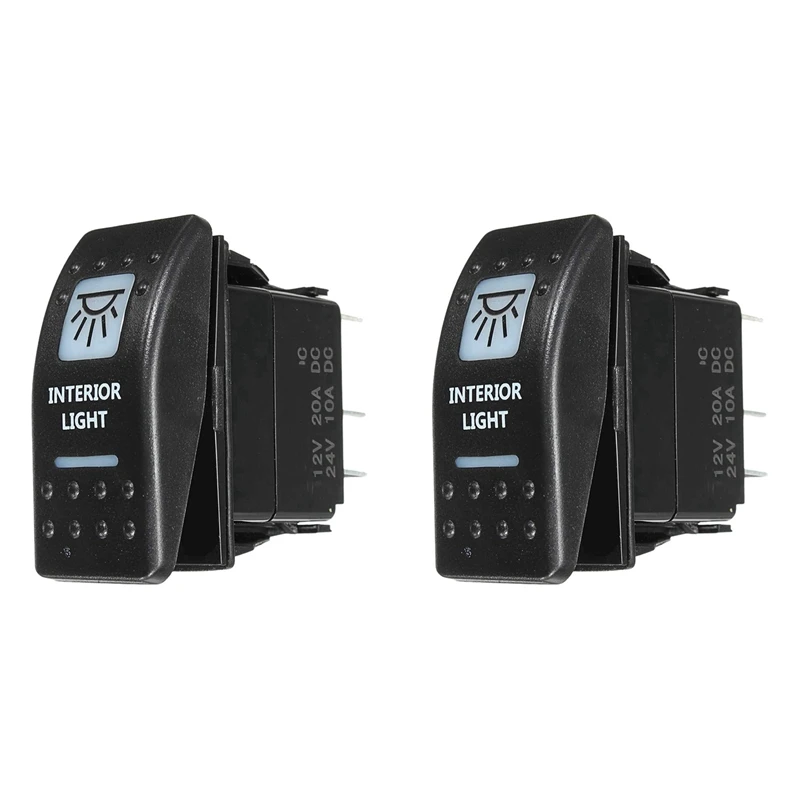 2 шт. интерьерный флип-переключатель белый для UTV ATV Off-Road Can-Am Maverick X3 2017 2018