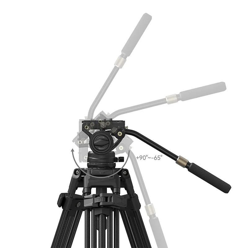 Фото Комплект штатива SmallRig AD-80S Heavy-Duty с быстрой фиксацией FreeSpeed и быстрой регулировкой, карбоновый штатив 5111 №1
