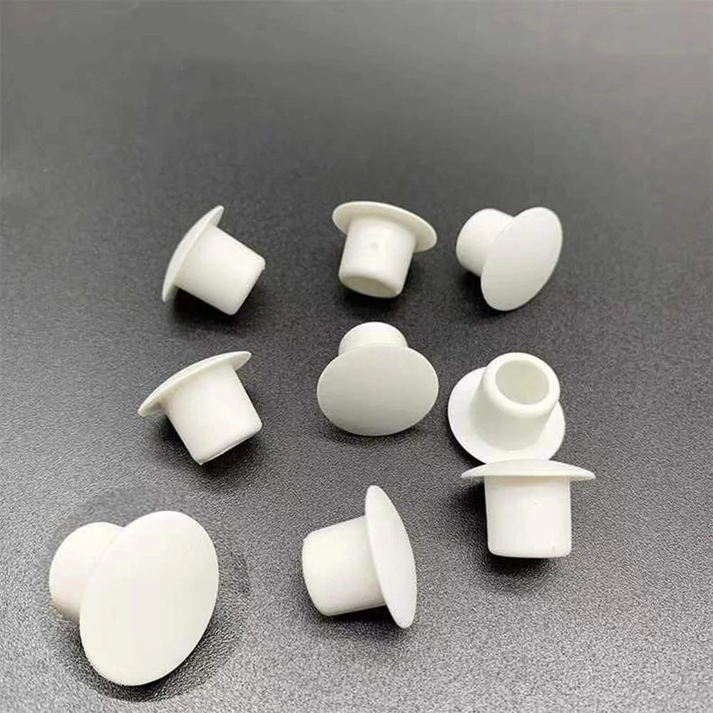 5/10/20 шт., мягкая резиновая заглушка из ПВХ, 9 мм, 10 мм, 11 мм, белая/черная пылезащитная водонепроницаемая крышка, круглая уплотнительная заглушка для труб, аппаратные винтовые крышки