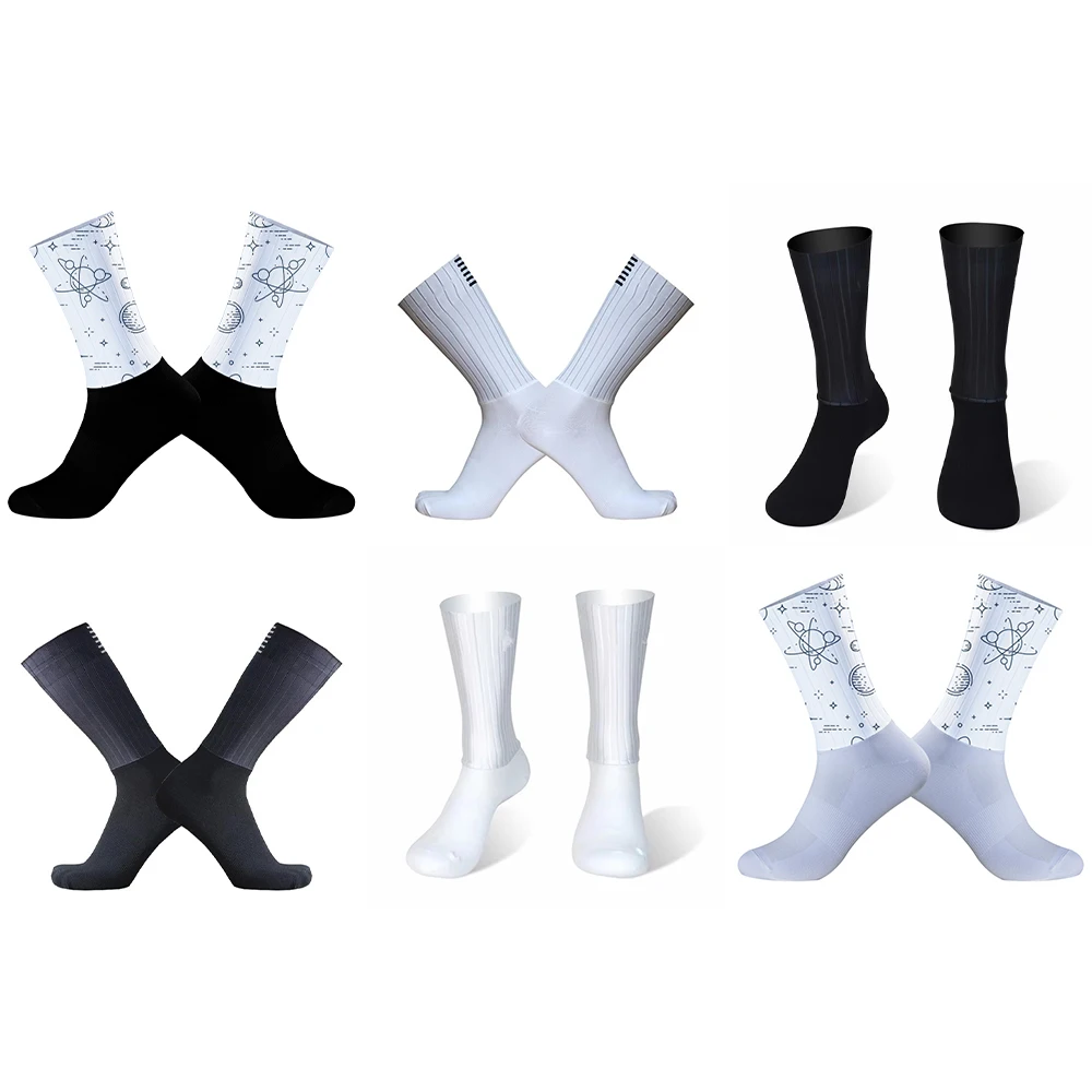 Нескользящие дышащие профессиональные спортивные носки из силикагеля новинка