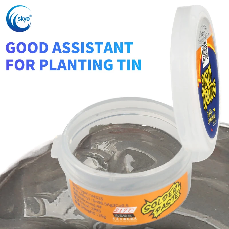 

MECHANIC 60g Lead-Free Solder Flux Paste Flux Low High Temperature Soldering Tin Cream Welding Flux Paste for BGA Rework Station