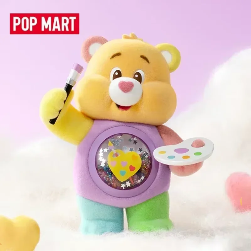Фото POP MART Care Bears Colorful Hugs Series слепая коробка игрушки орнамент Kawaii аниме фигурка кукла Caixa Caja Surprise Mystery Box №4